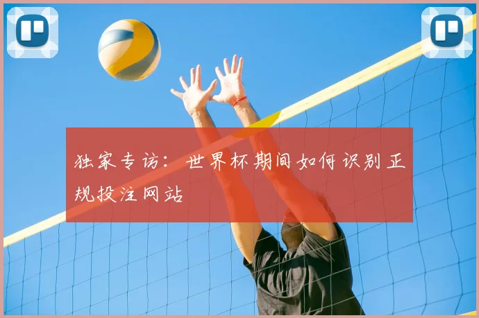 独家专访:世界杯期间如何识别正规投注网站